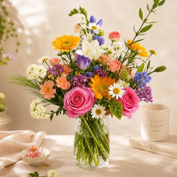 Garden Party — hand-arranged florals by Valley Bloom Shop, Athens TN
