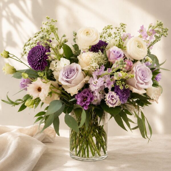 Lavender Fields — hand-arranged florals by Valley Bloom Shop, Athens TN