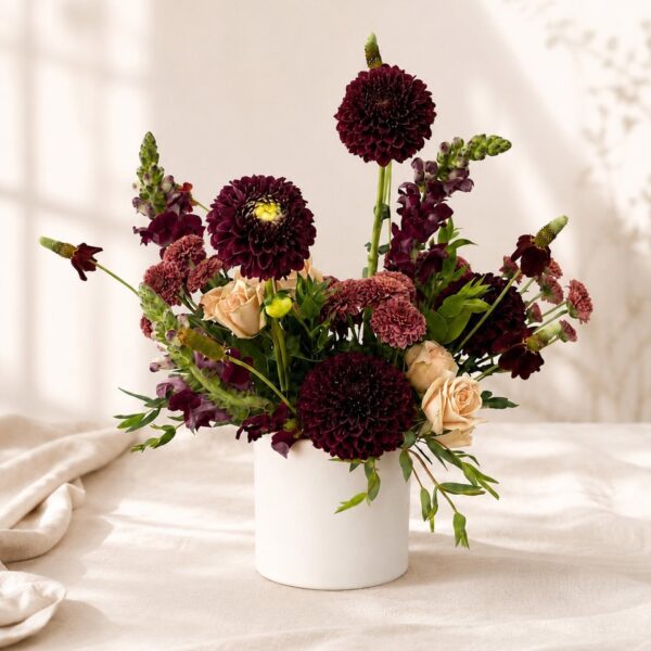 Velvet Romance — hand-arranged florals by Valley Bloom Shop, Athens TN